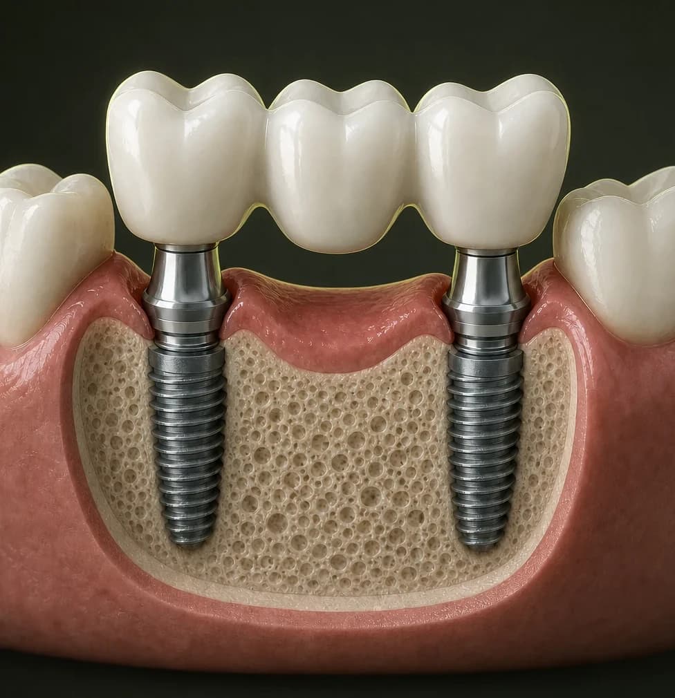 Implant-supported bridge