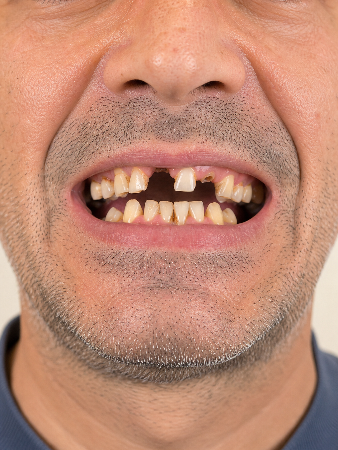 Clinical photo, BEFORE treatment